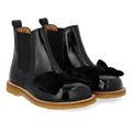 Chelsea-Stiefel mit Velours-Schleife