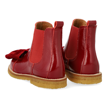 Chelsea-Stiefel mit Veloursschleife