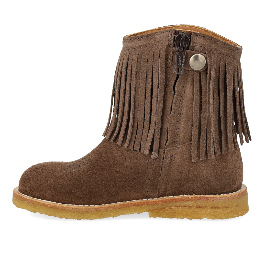 Cowboystiefel mit Fransen und Stickerei