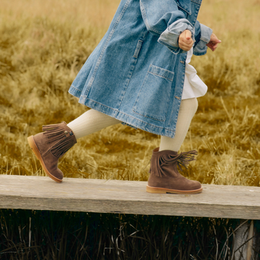 Cowboy-Stiefel mit fransen und Stickerei