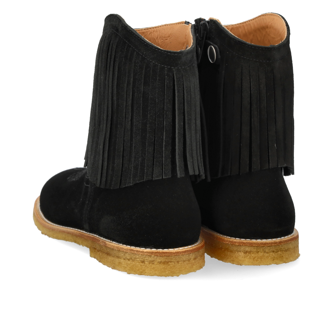 Cowboystiefel mit Fransen und Stickerei