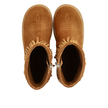 Cowboystiefel mit Fransen und Stickerei