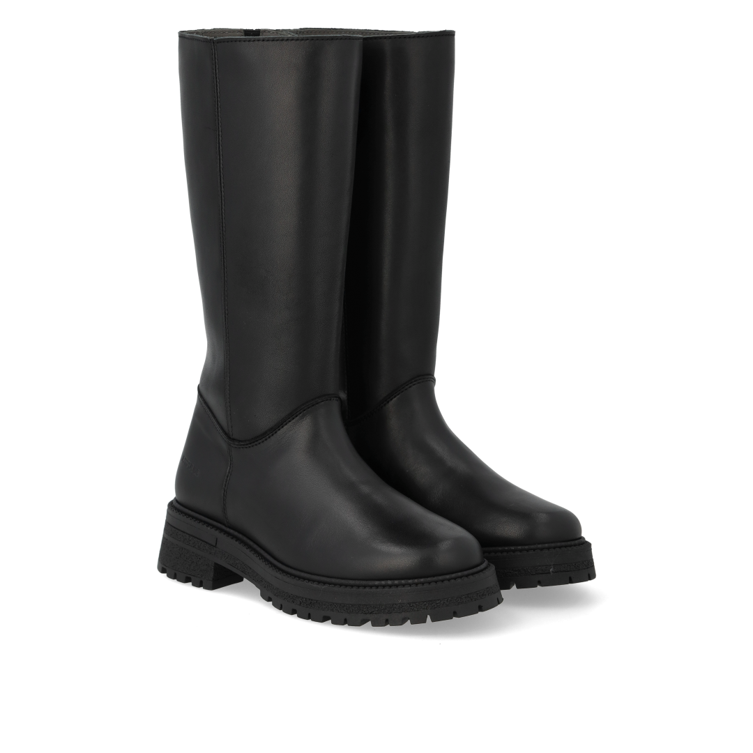 Langschaftstiefel mit klobiger Profilsohle