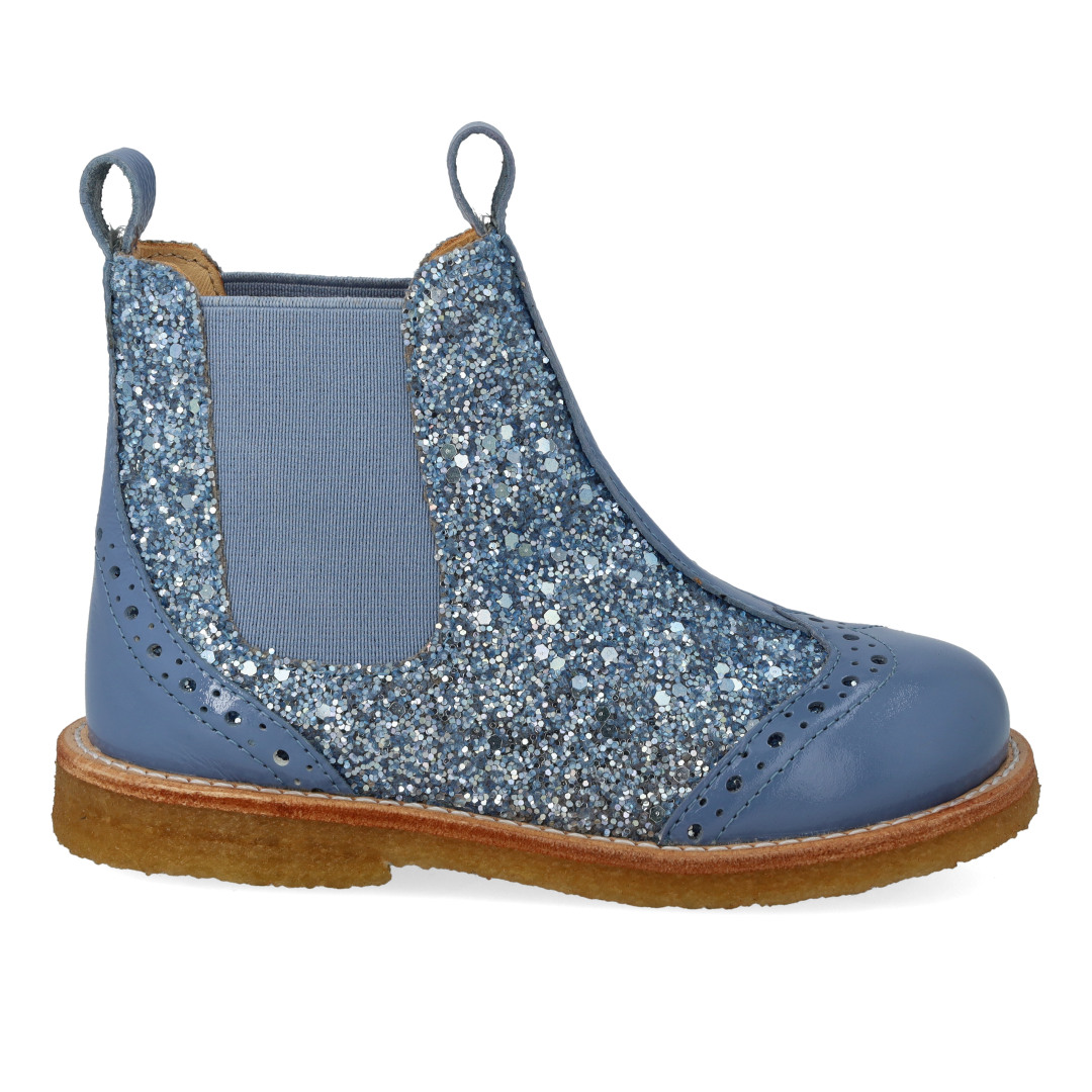 Chelsea-Stiefel mit Brogue-Lochmuster