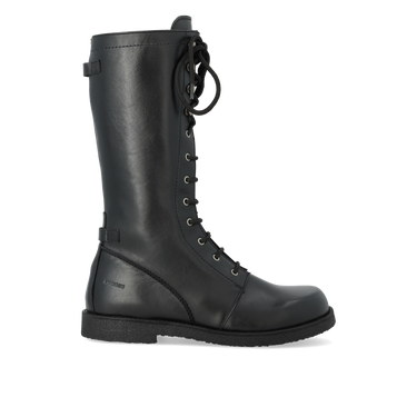 Schnürstiefel mit Reißverschluss, weite Passform