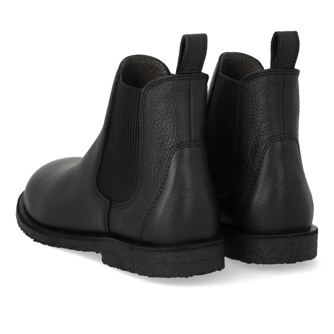 Chelsea-Stiefel mit elastischem Einsatz und weiter Passform