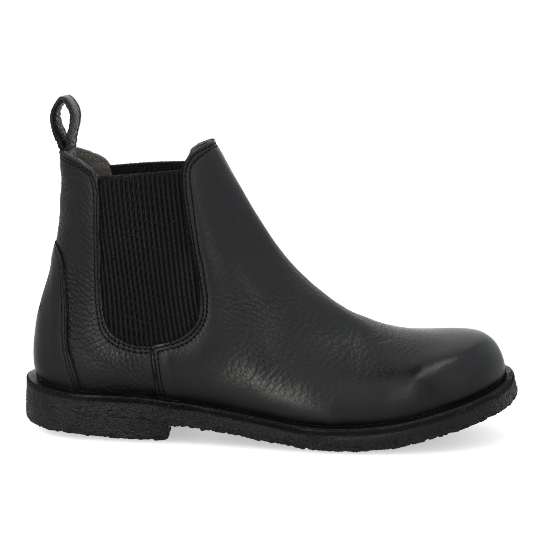 Chelsea-Stiefel mit elastischem Einsatz und weiter Passform