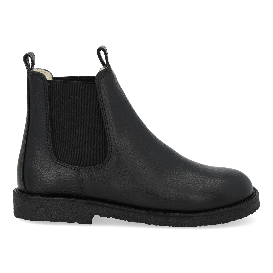 Stiefelette mit Gummizug und Wollfutter