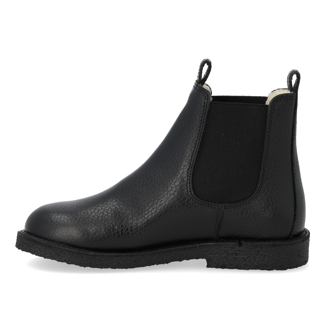 Stiefelette mit Gummizug und Wollfutter