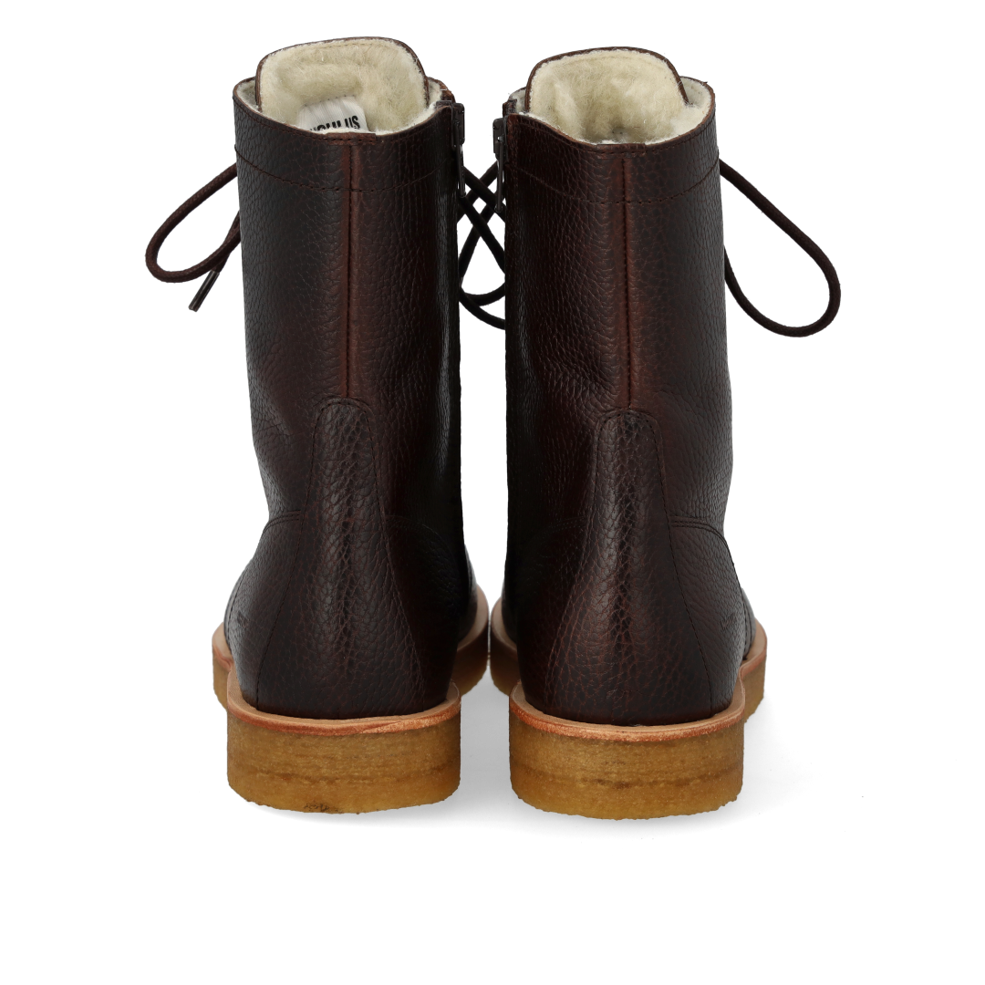 Schnürstiefel mit Wollfutter