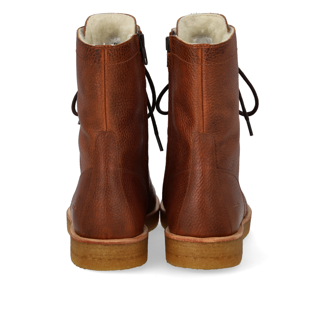 Schnürstiefel mit Wollfutter