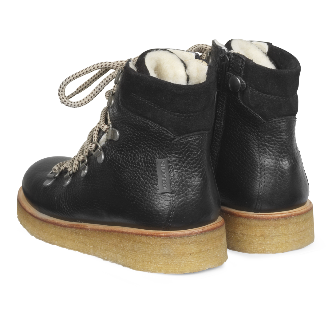 TEX-Stiefel mit Schnürung und Reißverschluss