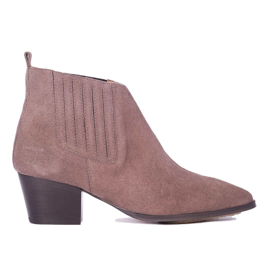Stiefelette mit Absatz