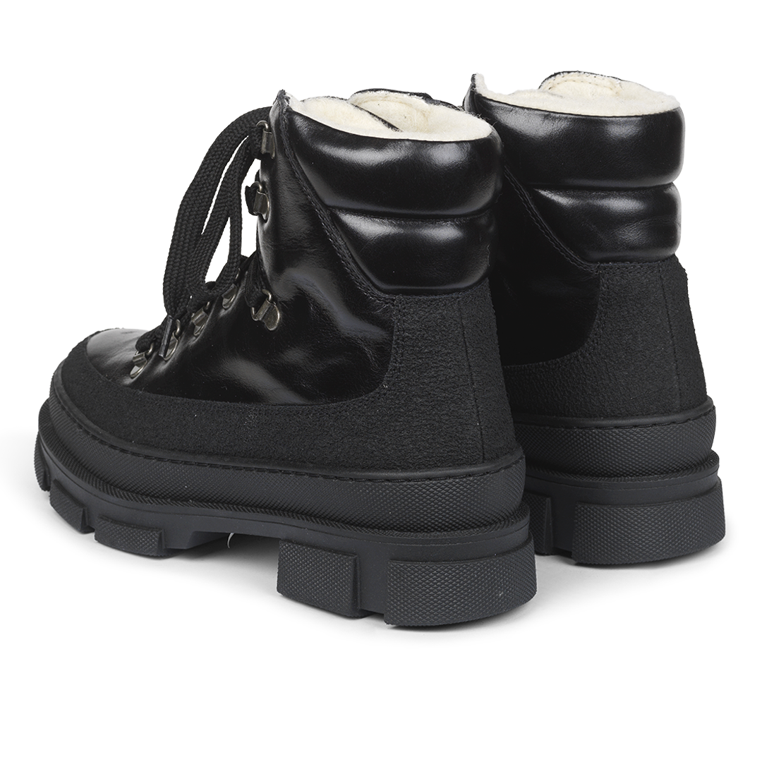 Schnürstiefel mit weichem Merino-Wollfutter