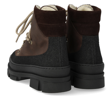 Schnürstiefel mit Wollfutter