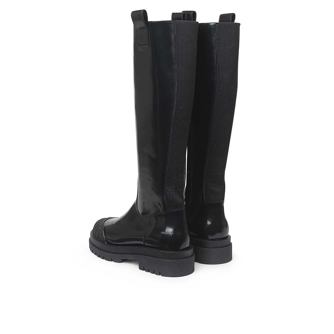 Langschaftstiefel mit Reißverschluss