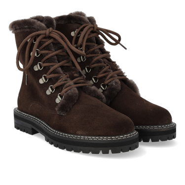 Klobiger Schnürstiefel mit Merinowollfutter