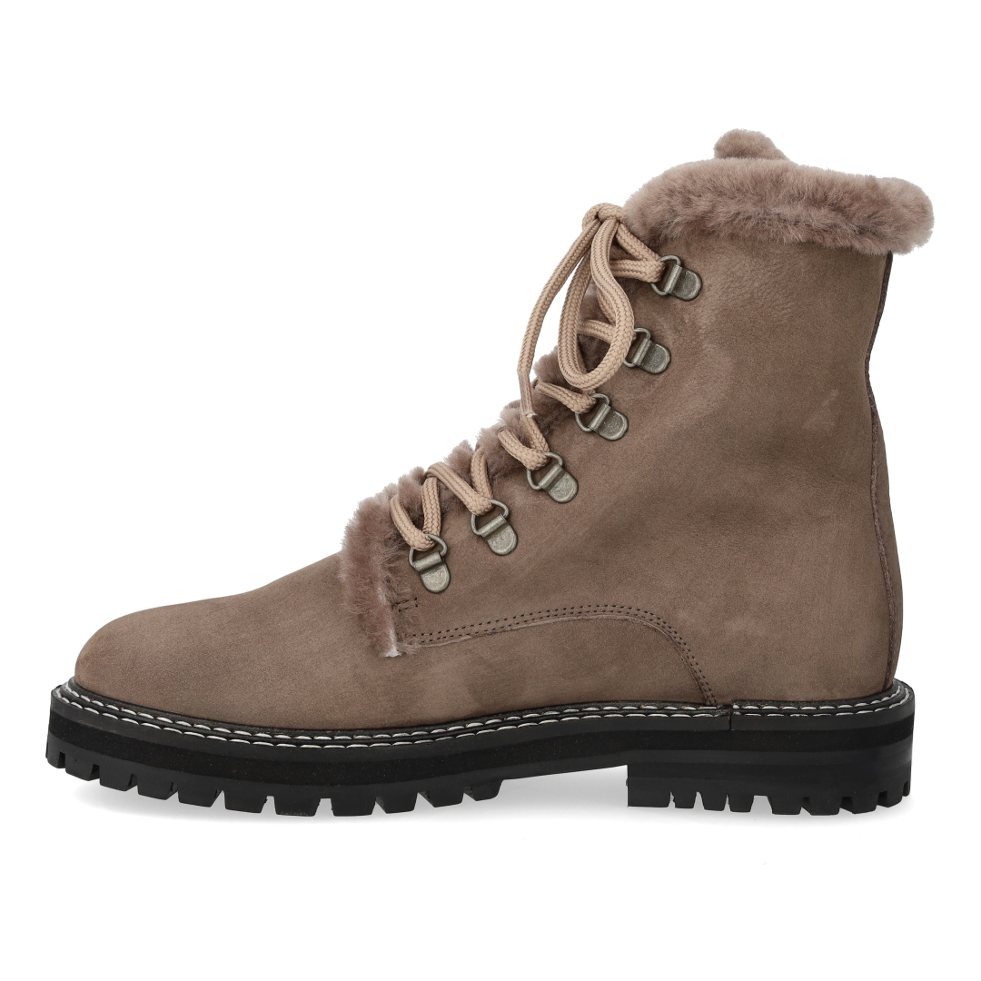 Klobiger Schnürstiefel mit weichem Merino-Futter