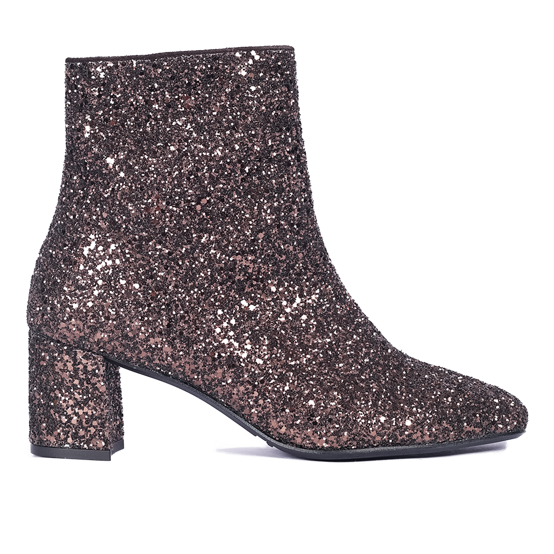 Funkelnder Glitzerstiefel