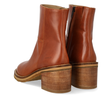 Blockabsatz-Stiefel und Reißverschluss