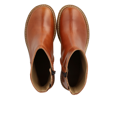 Blockabsatz-Stiefel und Reißverschluss