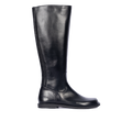Lederstiefel mit langem Schaft und weiter Passform