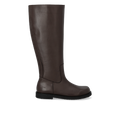 Lederstiefel mit langem Schaft und Weite Passform