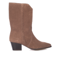 Cowboystiefel mit geflochtenen Ziernähten