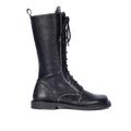 Schnürstiefel mit langem Schaft und Kontrastdetails