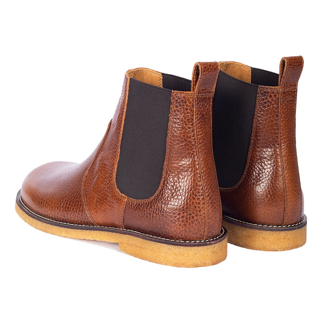 Chelsea-Stiefel mit Kontrastnähten