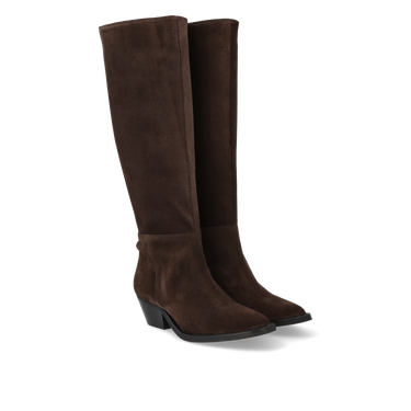 Langschaftstiefel aus Wildleder