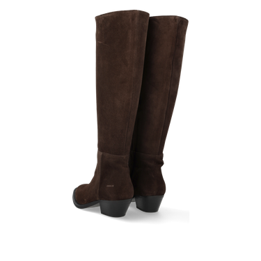 Langschaftstiefel aus Wildleder