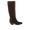 Wildlederstiefel mit hohem Schaft