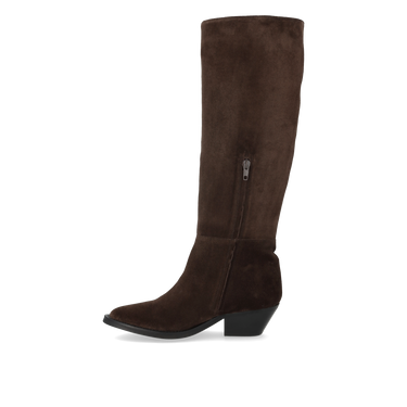 Langschaftstiefel aus Wildleder