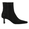 Skulpturaler Stiefel mit spitzer Spitze