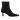 Skulpturaler Stiefel mit spitzer Spitze