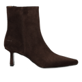 Skulpturale Stiefelette mit spitzer Spitze