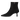 Skulpturale Stiefelette mit spitzer Spitze