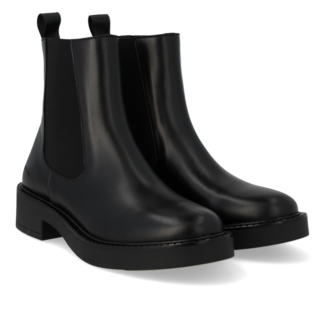 Minimalistische Chelsea-Stiefel mit klobiger Sohle