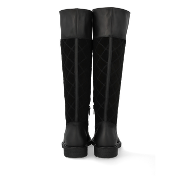 Langschaftstiefel mit Steppdetail