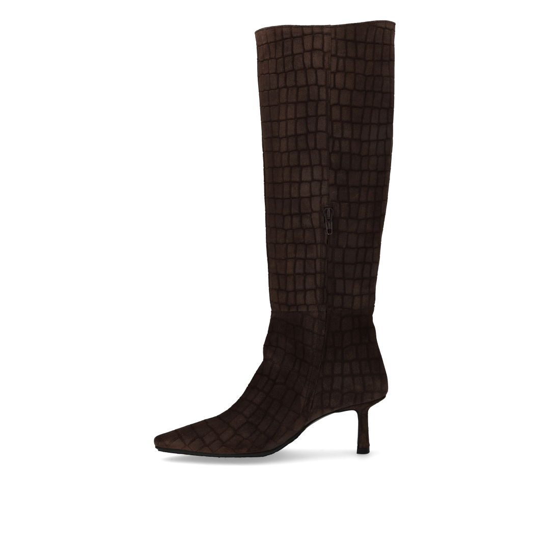 Langschaftstiefel mit Absatz