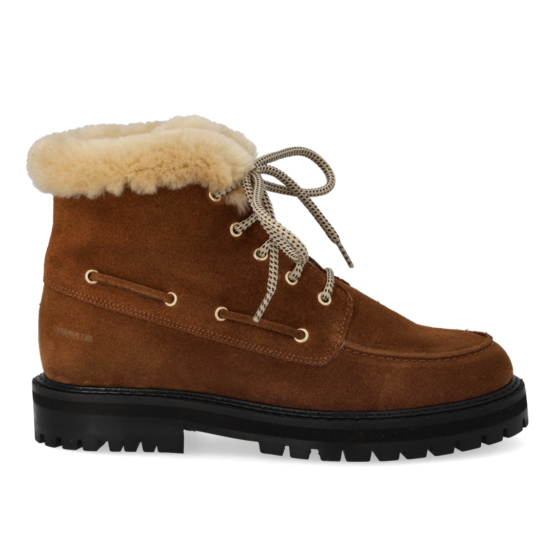 Winterstiefel mit Pelzbesatz