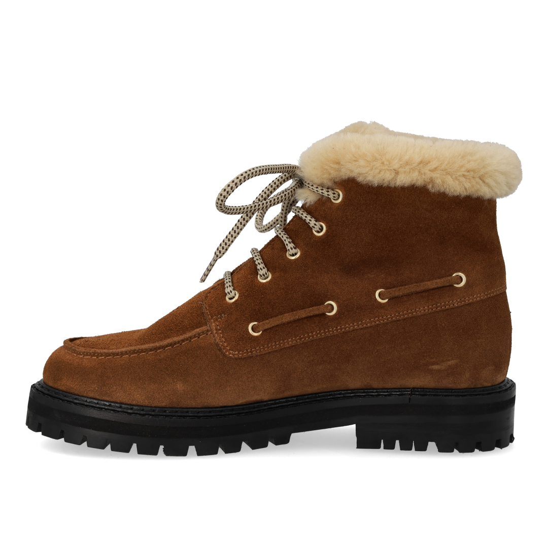 Winterstiefel mit Pelzbesatz