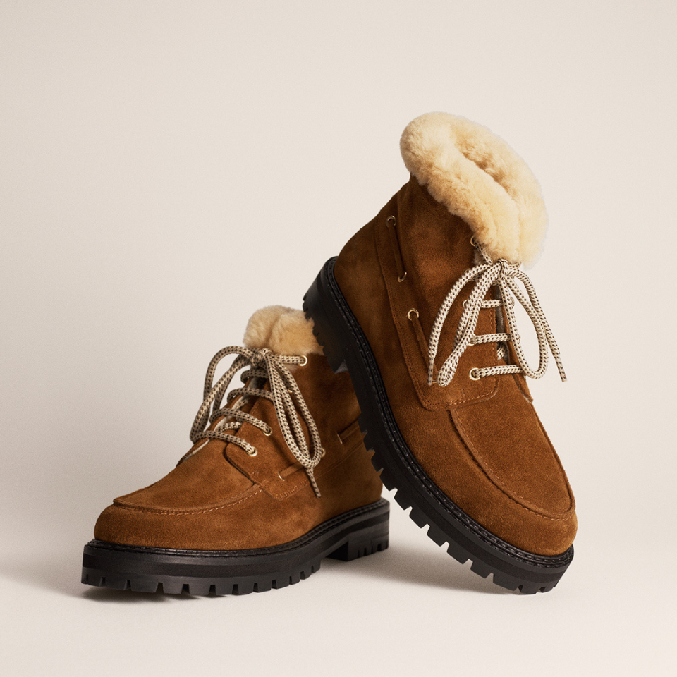 Winterstiefel mit Pelzbesatz
