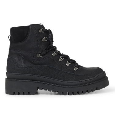 Schnürstiefel mit Wollfutter