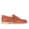 Angulus Handgeflochtene Loafer mit dekorativem Besatz