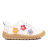 Angulus Sneaker mit floralen Applikationen